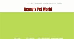 Desktop Screenshot of dennyspet.com