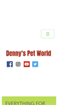 Mobile Screenshot of dennyspet.com